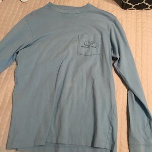 Blue Long Sleeve Vineyard Vines shirt